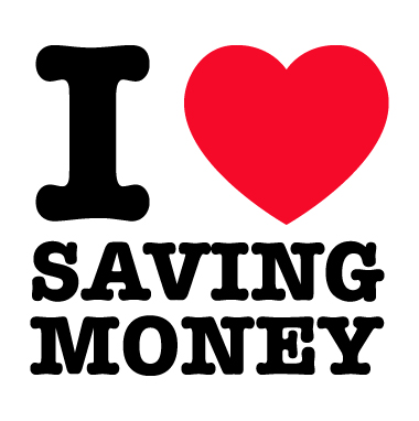 I love saving money